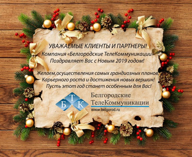 С НОВЫМ ГОДОМ 2019!
